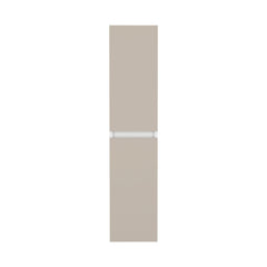 High Two-Door Wall Cabinet With Interior Shelf Vertical Storage, White