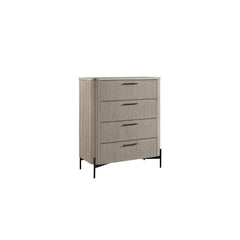4 Drawer Chest - Taupe