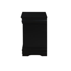 Nirvana Philippe Black Finish Nightstand