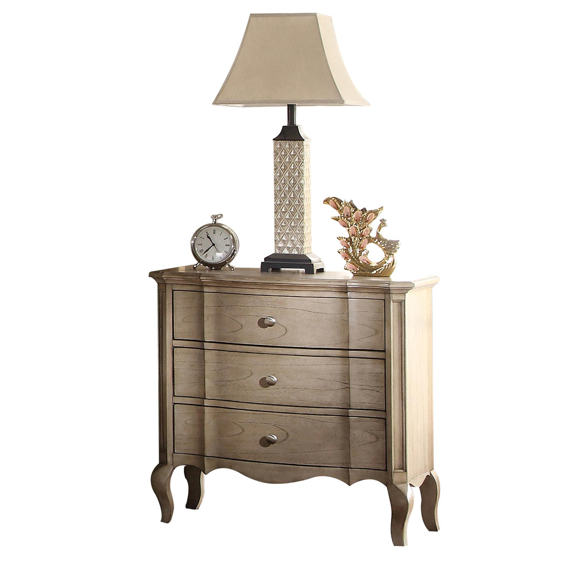 Sonata Antique Taupe Finish Nightstand
