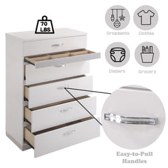 Asgard II White High Gloss Finish Chest