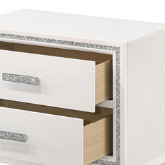Zenith White Finish Nightstand