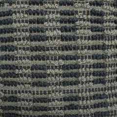 Menelaus Fabric Square Pouf, Blue and Teal