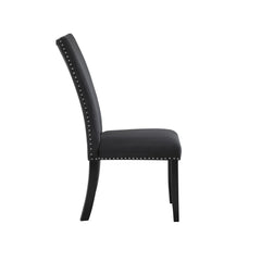 AURA BLACK DINING CHAIRS (KIT OF 2)