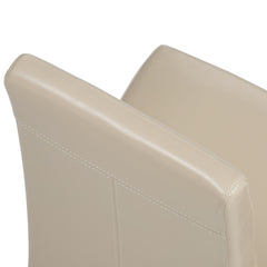 Eternity - Parson Dining Chair (Set of 2) - Satin Cream