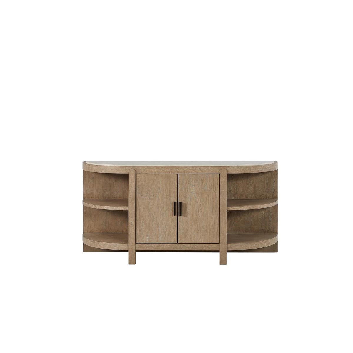 Cosmos 2-Door Console Table w/ Marble Top