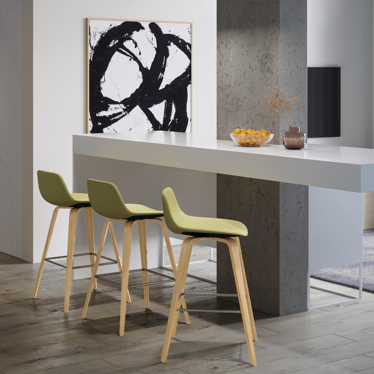 Eden Bentwood Counter/ Bar Height Stool (Set of 2)
