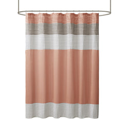 Faux Silk Shower Curtain