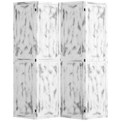Screen Divider Room Divider Screen with Foldable Design for Indoor Bedroom Office 5.5' Rustic White