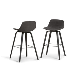 Aura Bentwood Counter/ Bar Height Stool (Set of 2)