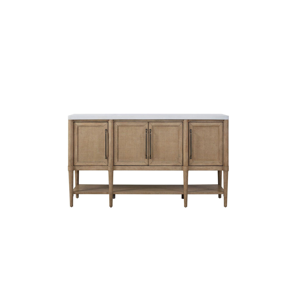 Cement Topped Server with Cane insets