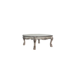 Chronos Vintage Bone White Finish Coffee Table