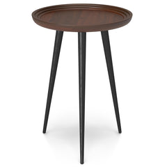Neptune - Round Side Table - Cognac