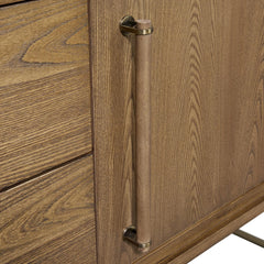 Metal Base Latte Sideboard