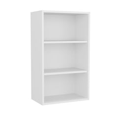 Eco 36" High Open 3-Tier Wall Cabinet, Wall Shelf, Storage Cabinet, Cube Shelf Bedroom, Office, Living Room, Garage White