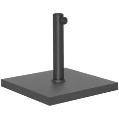Patio Umbrella Base, 40 lbs Concrete Heavy Duty Umbrella Base, Outdoor Umbrella Stand Patio Umbrella Holder for 1.5"/1.9" Umbrella Poles for Outdoor, Lawn, Poolside, Black