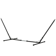 Universal Hammock Stand 10-13ft Adjustable Steel Stand Space-Saving and Portable Carrying for Indoor and Outdoor Use, Black