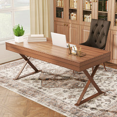 5x7 Area Rug, Vintage Machine Washable Rug, Non-Slip Floor Carpet for Living Room, Bedroom, Dining Room, Tan
