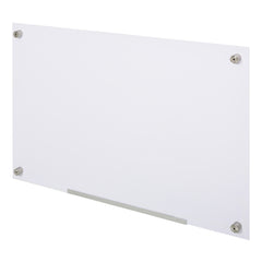 35"x23" Dry Erase Wall Calendar Glass Whiteboard Monthly Planner for Homeschool Supplies & Home Office Organization with 4 Markers and 1 Eraser,Frameless