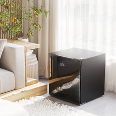 1.1 Cu.Ft Countertop Mini Freezer, Compact Upright Freezer with Removable Shelves, Black