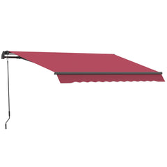 Patio Awning Canopy Retractable Deck Door Outdoor Sun Shade Shelter
