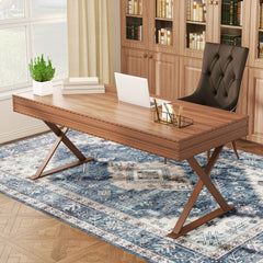 5x7 Area Rug, Vintage Washable Rug, Non-Slip Floor Carpet for Living Room, Bedroom, Dining Room, Blue