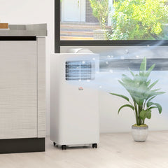 8000 BTU Mobile Air Conditioner, 345 Sq. Ft., AC Unit with Dehumidifier, Sleep, 24H Timer On/Off, Window Kit, White