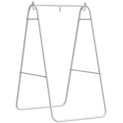 Hammock Chair Stand Only Heavy Duty Solid Steel A-Frame for Hanging Hammock, Egg Chair, Max Load 330 LBS, White