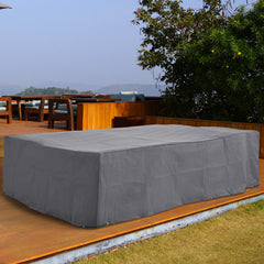 97" x 65" x 26" Weatherproof Outdoor Sectional Patio Furniture Cover with Ultimate Weather Protection, Grey