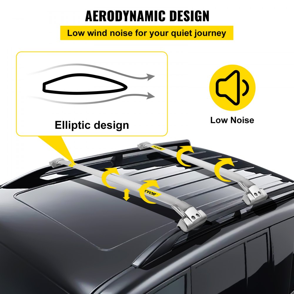 Roof Rack Rail Compatible with Jeep Grand Cherokee 2011-2021 Cross Bar Silver Set Carrier Baggage Top Luggage Pair Durable Storage Cross Bar Roof Rails Stainless Steel