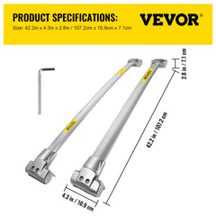 Roof Rack Rail Compatible with Jeep Grand Cherokee 2011-2021 Cross Bar Silver Set Carrier Baggage Top Luggage Pair Durable Storage Cross Bar Roof Rails Stainless Steel
