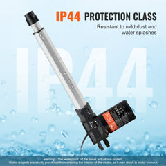 24V Linear Actuator Kit 10 Inch 0.98"/s 220lbs/1000N with IP44 Protection