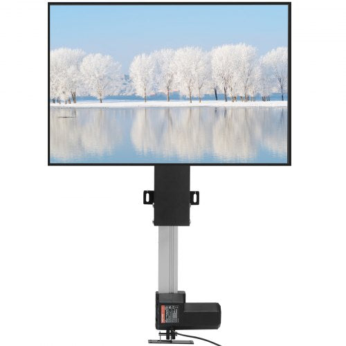 Motorized TV Lift Stroke Length 20 Inches Motorized TV Mount Fit for 28-32 Inch TV Lift with Remote Control Height Adjustable 30.4-50 Inch,Load Capacity 132 Lbs
