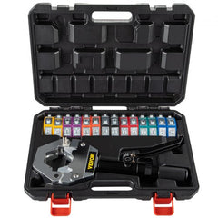 Bostome 71500 hydraulic hose crimper kit with 7 dies in a portable carrying case.