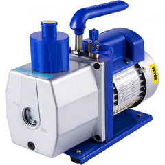 Vacuum Pump 7 CFM 1/2 HP Single Stage Air Conditioning Vacuum Pump for R12 R22 R134a R410a Systems 110V 5PA Ultimate Vacuum Refrigerant HVAC Tool for Automobile Reparation Vacuum Evacuation