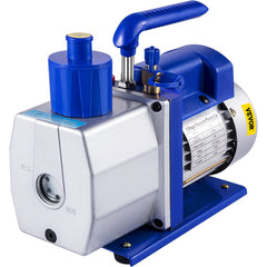 Vacuum Pump 7 CFM 1/2 HP Single Stage Air Conditioning Vacuum Pump for R12 R22 R134a R410a Systems 110V 5PA Ultimate Vacuum Refrigerant HVAC Tool for Automobile Reparation Vacuum Evacuation