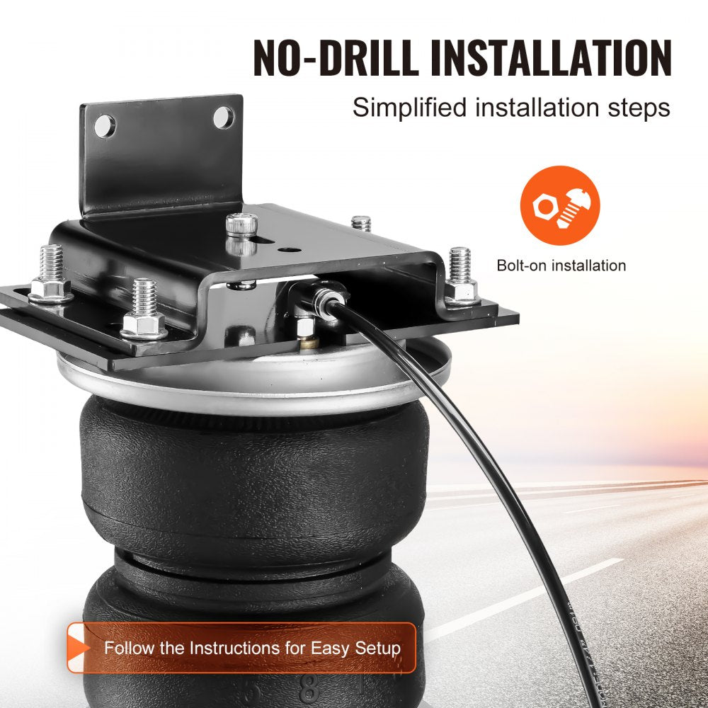 Air Bag Suspension Kit, Air Springs Suspension Bag Kit Compatible with 2011-2018 Dodge Ram 1500, 2019-2021 Dodge Ram 1500 Classic, 5000 lbs Loading, 5 to 100 PSI