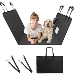 Dog Car Seat Cover for Back Seat 54 x 26.5 in Waterproof 600D for SUV