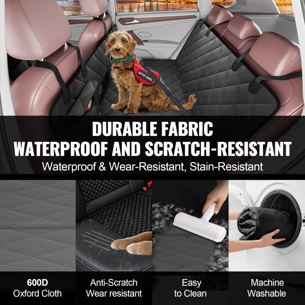 Dog Car Seat Cover for Back Seat 54 x 26.5 in Waterproof 600D for SUV