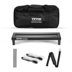 Guitar Pedal Board, 15`` x 5.7``, Aluminum Alloy 0.8 lbs Super Light Guitar Effects PedalBoard with Carry Bag High Quality Velcro Fixed Strap Shoulder Strap, Accommodate 4-6 Guitar Pedals, Small