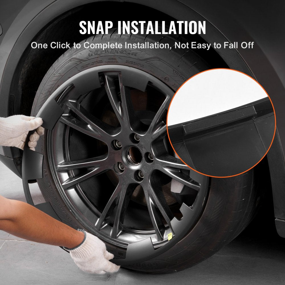 20" Wheel Rim Cover for Model Y Hubcap with Guard Tape & Valve Nozzle Hole