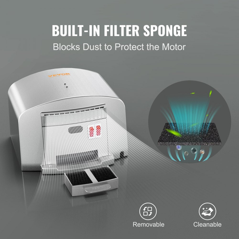 Bostome Commercial Hand Dryer with automatic infrared sensor and durable ABS construction.