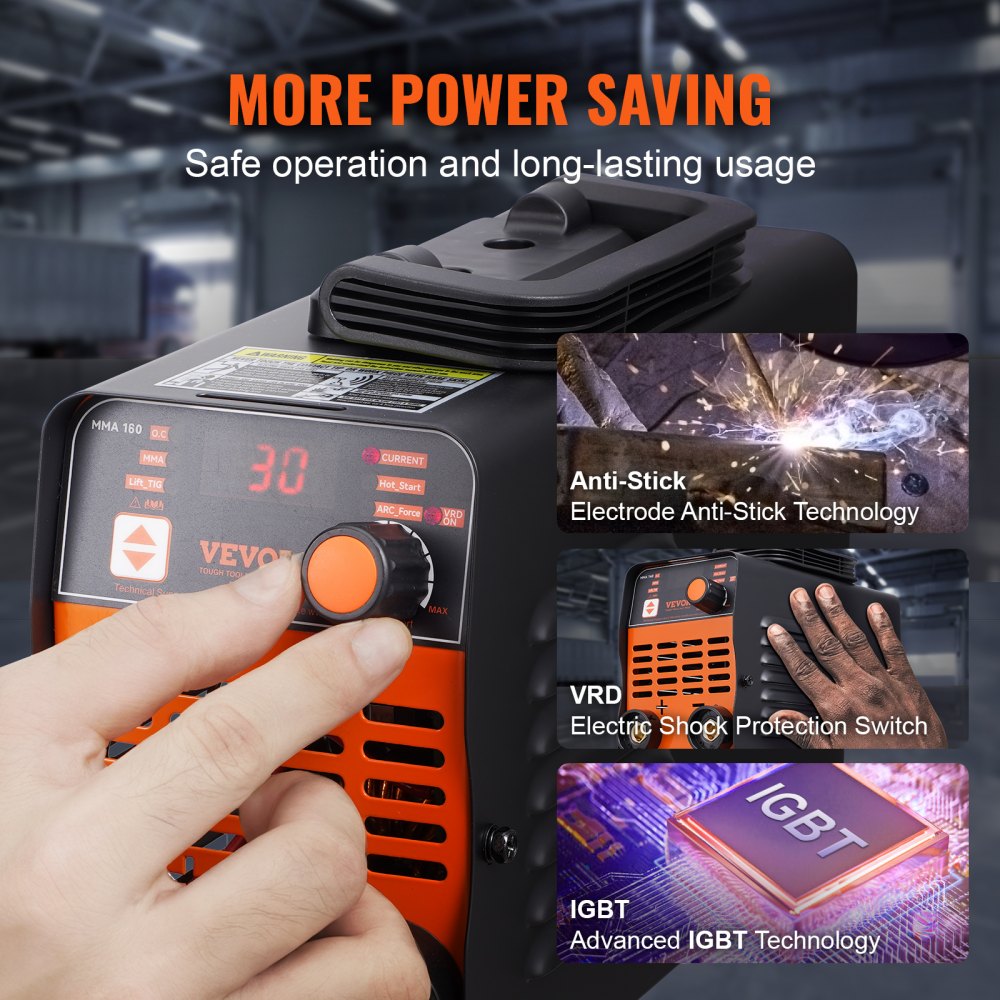 ARC Stick Welder 110V/220V 120A 2-in-1 Lift TIG Welding Machine Hot Start