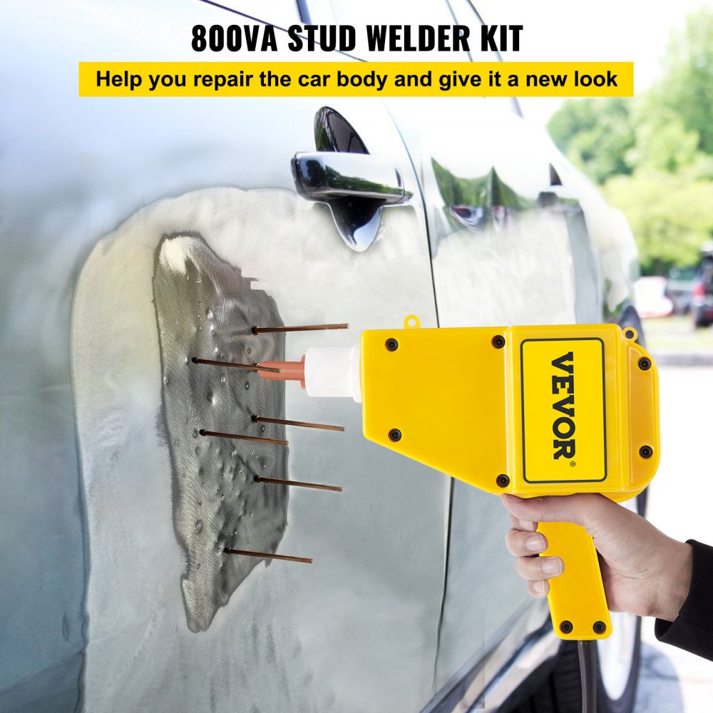 Auto Body Dent Repair Kit Stud Welder Kit 800VA Stud Dent Puller Spot