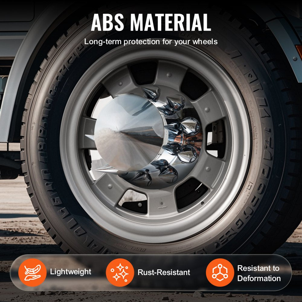 Rear Axle Cover Combo Kit ABS Lug Nut Covers with Nut Cover Tools