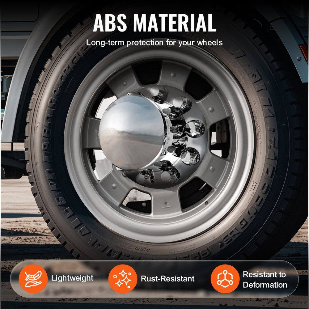 Rear Axle Cover Combo Kit ABS Lug Nut Covers with Nut Cover Tools