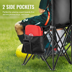 6 Seat Portable Folding Sport Bench Outdoor Camping Chair with Carry Bag