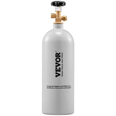 5 Lbs CO2 Tank Aluminum Gas Cylinder, Brand New CO2 Cylinder with Gray Spray Coating, CO2 Tank with CGA320 Valve, For Draft Soda Beer