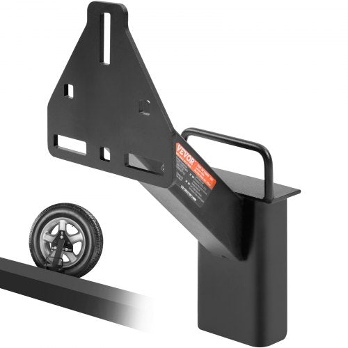 Spare Tire Carrier, Trailer Spare Tire Mount, 160 lbs Capacity, Utility Trailer Accessories Fits Most 4 & 5 & 6 & 8 Lugs Wheels on 4", 4.25", 4.5", 4.75", 5", 5.5", 6", 6.5" Bolt Patterns