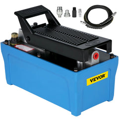 Bostome Air Hydraulic Foot Pump with 10,000 PSI, 1.6L reservoir, and foot pedal control.
